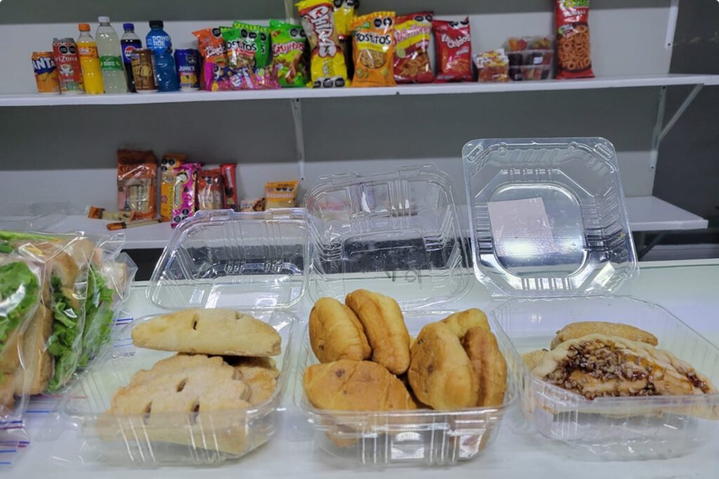 Área de snacks del Museo Vida y Obra de Jesucristo