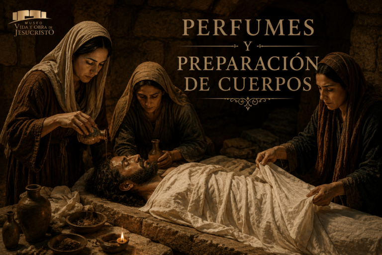 Perfumes y especias para enterrar a los muertos en los tiempos de Jesucristo.