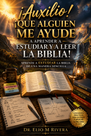 ¡Auxilio! ¡Que alguien me ayude a aprender a estudiar y a leer la Biblia!
